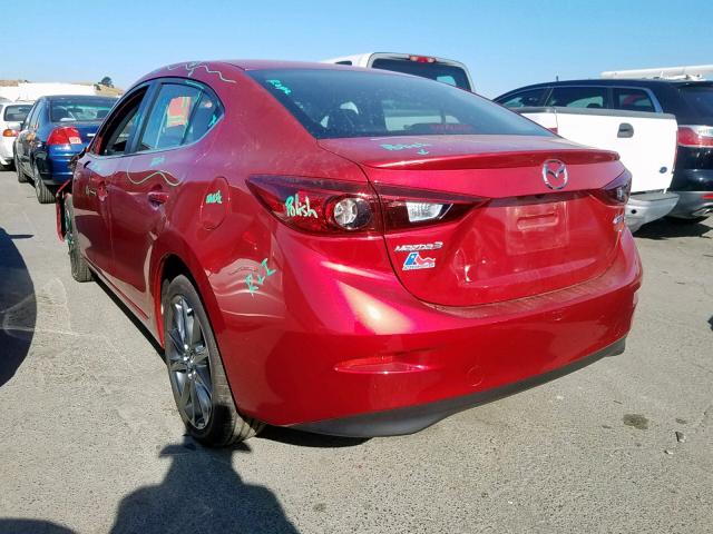 3MZBN1V34JM267270 - 2018 MAZDA 3 TOURING RED photo 3