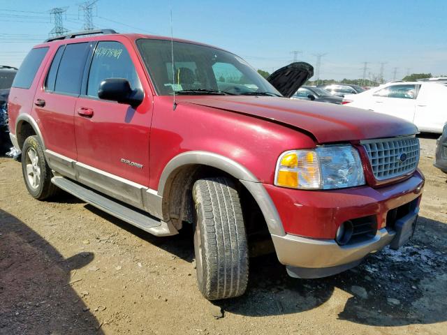 1FMZU74K44UA44805 - 2004 FORD EXPLORER E RED photo 1