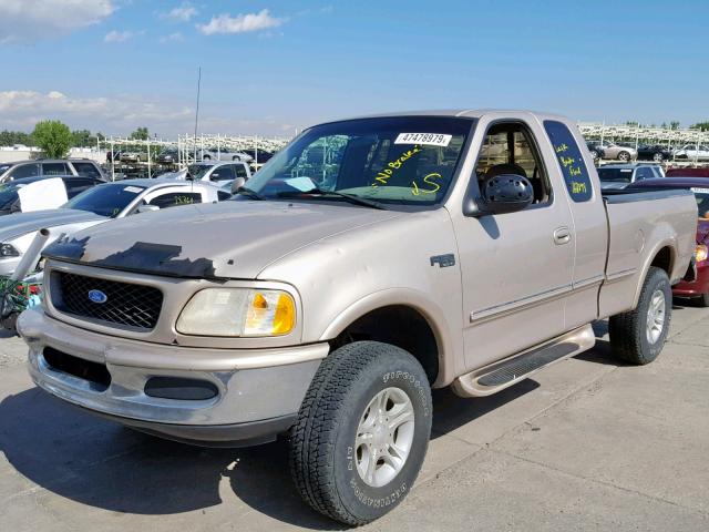 1FTDX18WXVKB51886 - 1997 FORD F150 GOLD photo 2