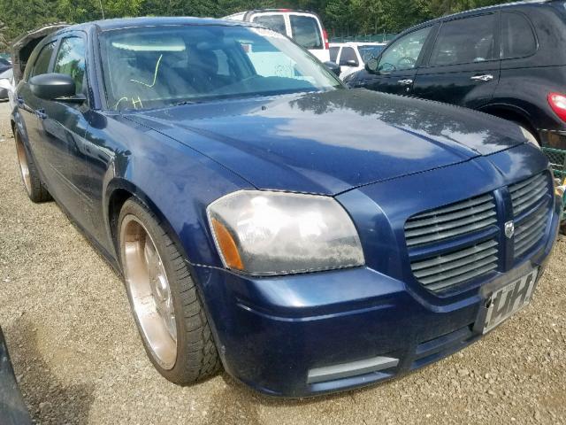 2D4FV48T35H641098 - 2005 DODGE MAGNUM SE BLUE photo 1