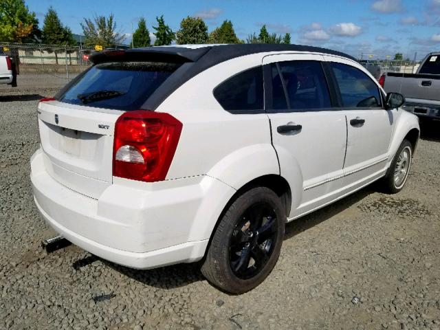 1B3HB48B07D107564 - 2007 DODGE CALIBER SX WHITE photo 4