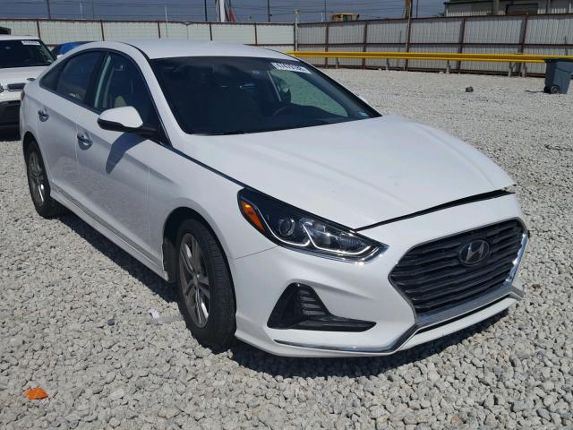 5NPE34AF8JH605783 - 2018 HYUNDAI SONATA SPO WHITE photo 1