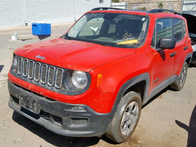 ZACCJBAWXGPE04274 - 2016 JEEP RENEGADE S Qırmızı foto 2