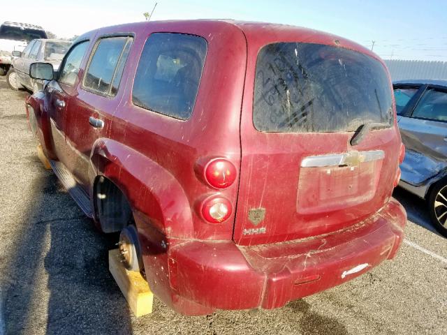 3GNDA23D66S660948 - 2006 CHEVROLET HHR LT RED photo 3