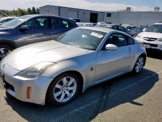 JN1AZ34E43T005497 - 2003 NISSAN 350Z COUPE SILVER photo 2