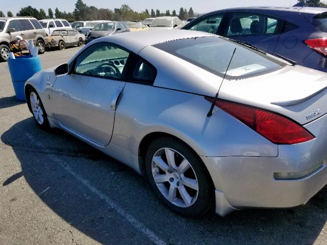 JN1AZ34E43T005497 - 2003 NISSAN 350Z COUPE SILVER photo 3