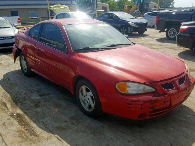 1G2NF12T7YM798457 - 2000 PONTIAC GRAND AM S RED photo 1