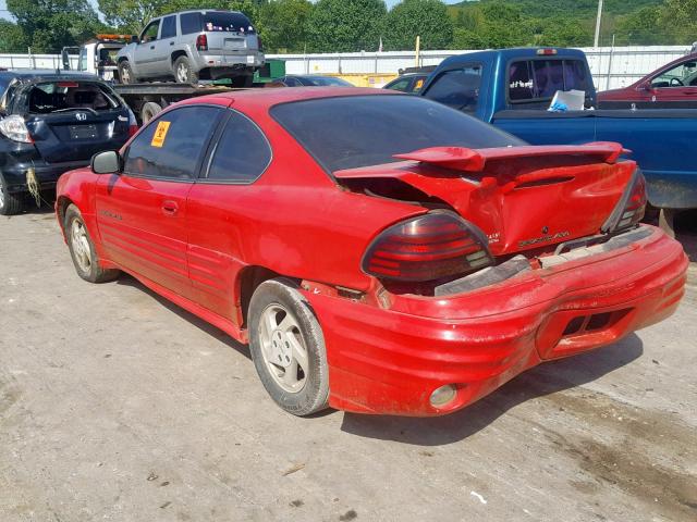 1G2NF12T7YM798457 - 2000 PONTIAC GRAND AM S RED photo 3