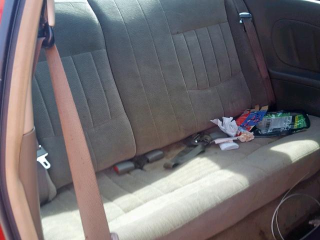 1G2NF12T7YM798457 - 2000 PONTIAC GRAND AM S RED photo 6