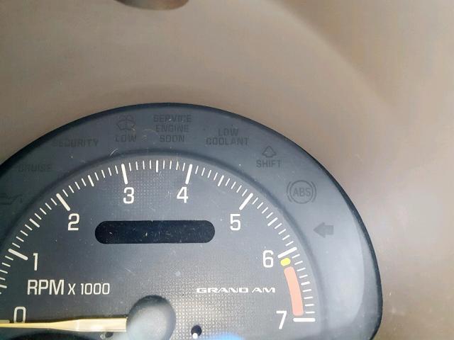 1G2NF12T7YM798457 - 2000 PONTIAC GRAND AM S RED photo 8