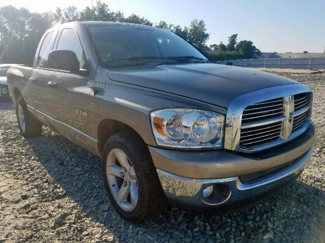 1D7HA18268J110252 - 2008 DODGE RAM 1500 S CREAM photo 1