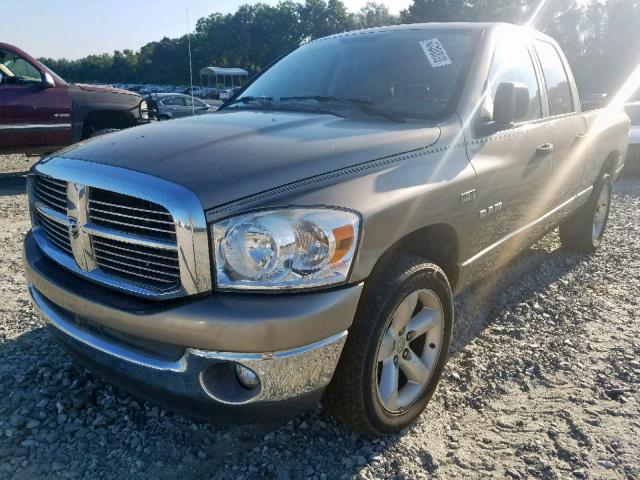 1D7HA18268J110252 - 2008 DODGE RAM 1500 S CREAM photo 2