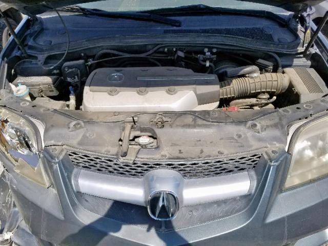 2HNYD18986H523541 - 2006 ACURA MDX TOURIN CHARCOAL photo 7