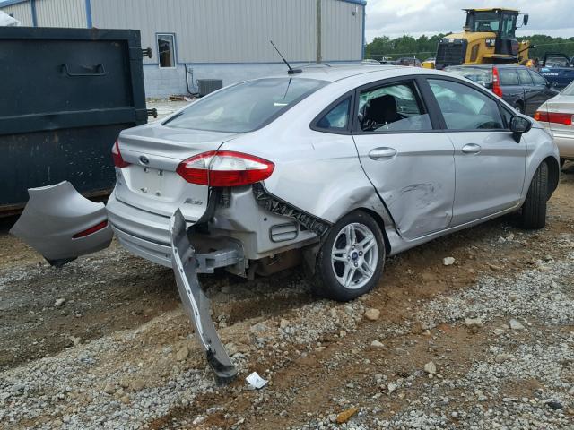 3FADP4BJ5HM134446 - 2017 FORD FIESTA SE SILVER photo 4