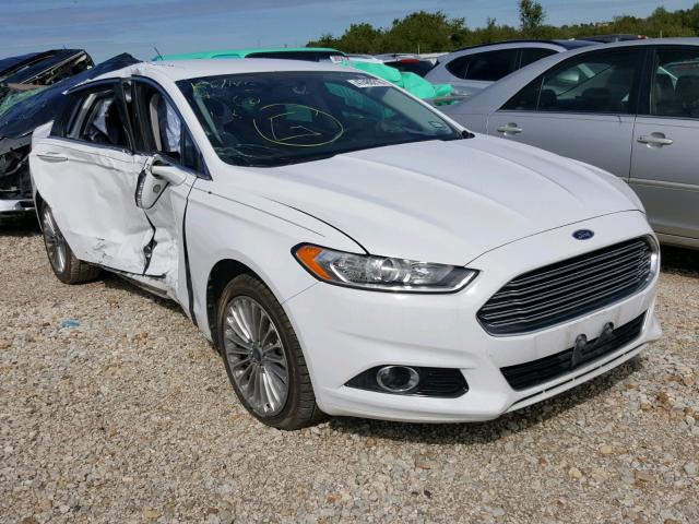 3FA6P0D93DR119378 - 2013 FORD FUSION TIT WHITE photo 1