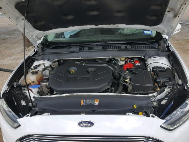 3FA6P0D93DR119378 - 2013 FORD FUSION TIT WHITE photo 7