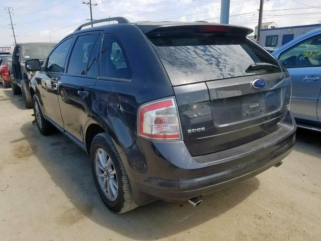 2FMDK48C17BB16975 - 2007 FORD EDGE SEL CHARCOAL photo 3