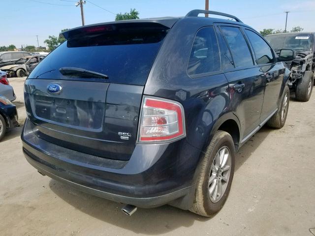 2FMDK48C17BB16975 - 2007 FORD EDGE SEL CHARCOAL photo 4