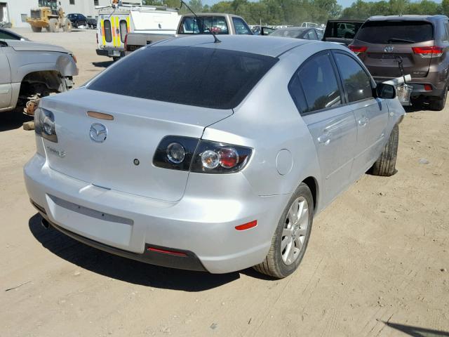 JM1BK323771745439 - 2007 MAZDA 3 S SILVER photo 4