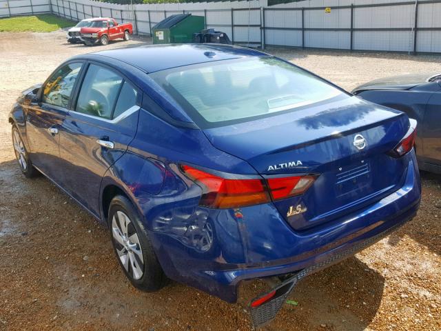 1N4BL4BVXKC168137 - 2019 NISSAN ALTIMA S BLUE photo 3