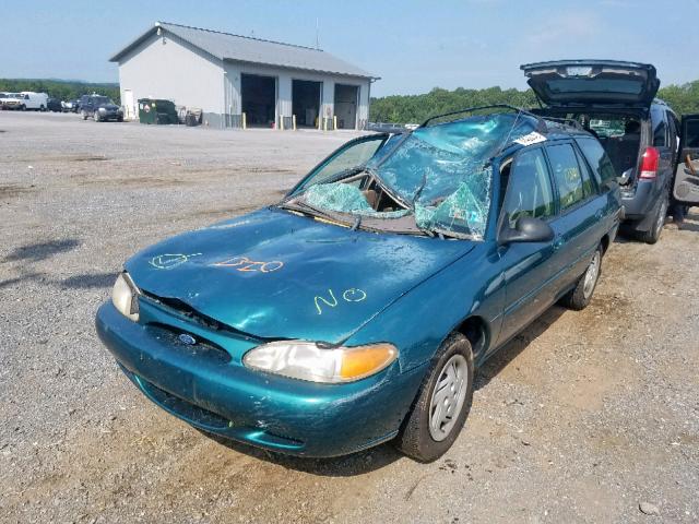 3FAFP15P7WR225080 - 1998 FORD ESCORT SE TURQUOISE photo 2