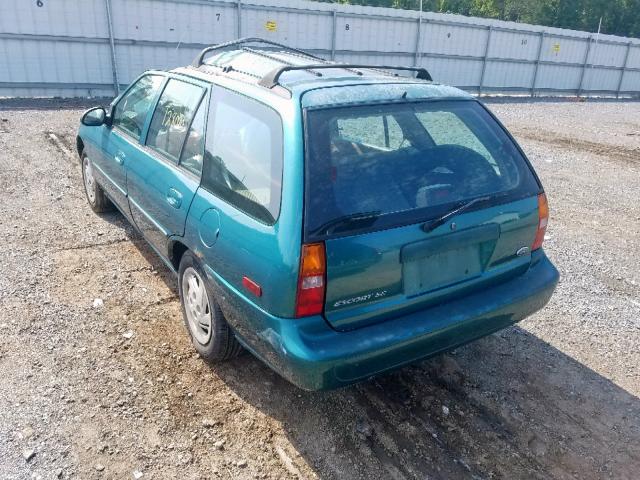 3FAFP15P7WR225080 - 1998 FORD ESCORT SE TURQUOISE photo 3