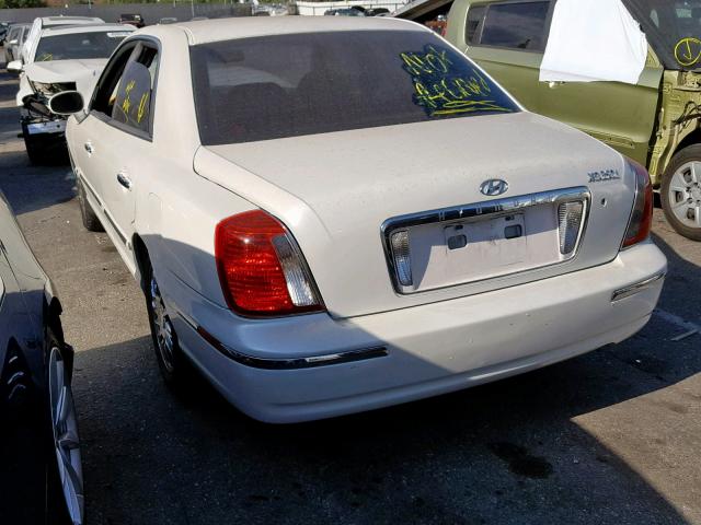 KMHFU45E44A349443 - 2004 HYUNDAI XG 350 WHITE photo 3