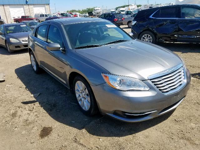 1C3CCBAB2CN152650 - 2012 CHRYSLER 200 LX GRAY photo 1