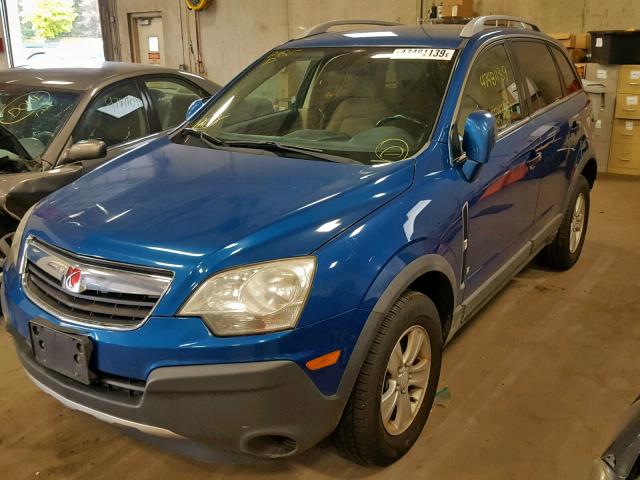 3GSCL33P69S606279 - 2009 SATURN VUE XE BLUE photo 2