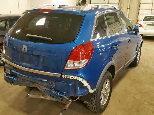 3GSCL33P69S606279 - 2009 SATURN VUE XE BLUE photo 4