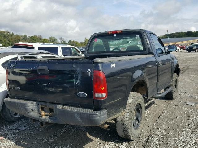 2FTRF18224CA55162 - 2004 FORD F-150 HERI BLACK photo 4