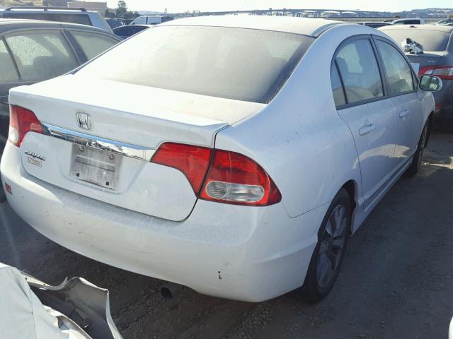 1HGFA16929L008357 - 2009 HONDA CIVIC EXL WHITE photo 3