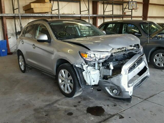 4A4AP4AU1DE010966 - 2013 MITSUBISHI OUTLANDER SILVER photo 1