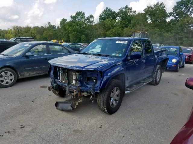 1GCHTDFE0C8109908 - 2012 CHEVROLET COLORADO L BLUE photo 2