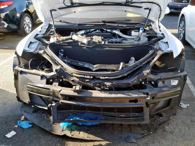 5YJSA1E25JF281754 - 2018 TESLA MODEL S أبيض صورة 9