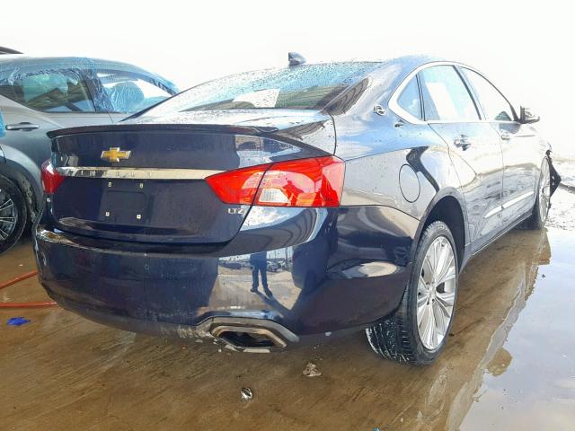 1G1145S35GU153014 - 2016 CHEVROLET IMPALA LTZ BLUE photo 4