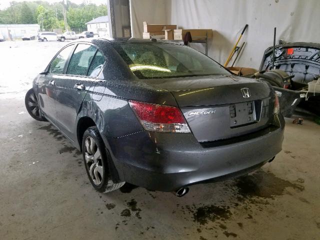 1HGCP3F82AA009240 - 2010 HONDA ACCORD EXL GRAY photo 3