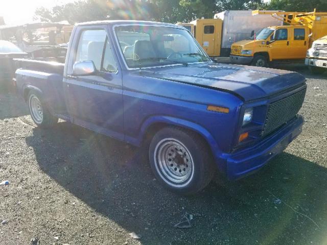 1FTCF10F2DNA03805 - 1983 FORD F100 BLUE photo 1
