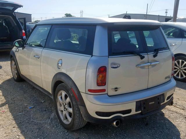 WMWMM33509TP91413 - 2009 MINI COOPER S C WHITE photo 3