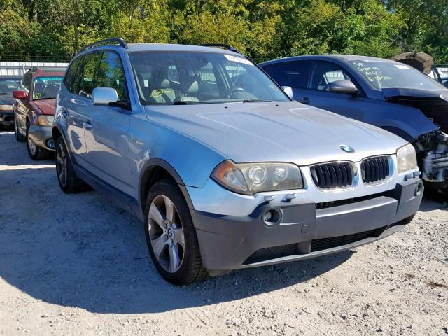 WBXPA93454WC33153 - 2004 BMW X3 3.0I BLUE photo 1