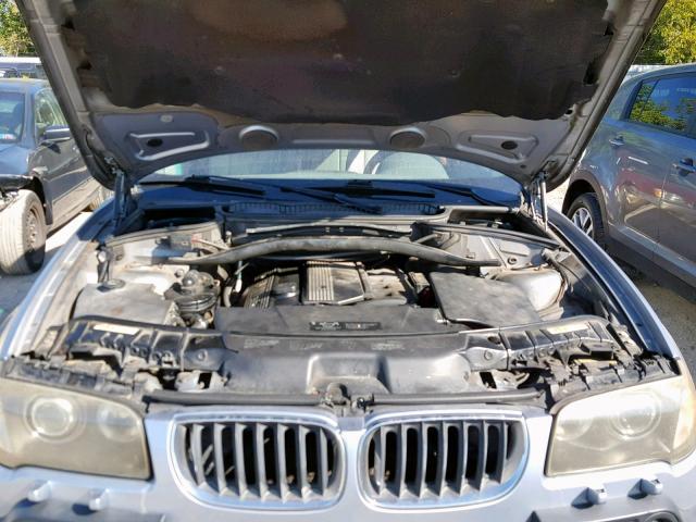 WBXPA93454WC33153 - 2004 BMW X3 3.0I BLUE photo 7