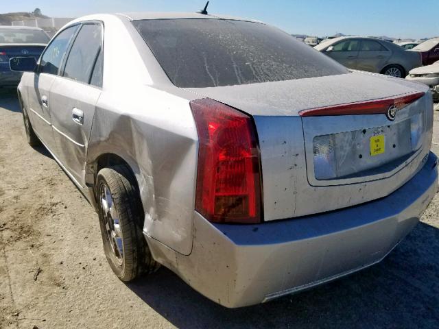 1G6DP567750174527 - 2005 CADILLAC CTS HI FEA SILVER photo 3