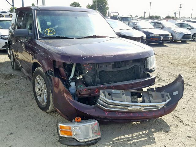 2FMGK5BC4BBD36941 - 2011 FORD FLEX SE MAROON photo 1