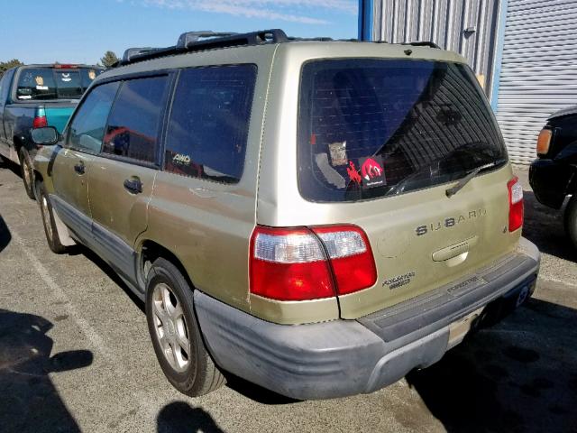 JF1SF63531H717762 - 2001 SUBARU FORESTER L GOLD photo 3