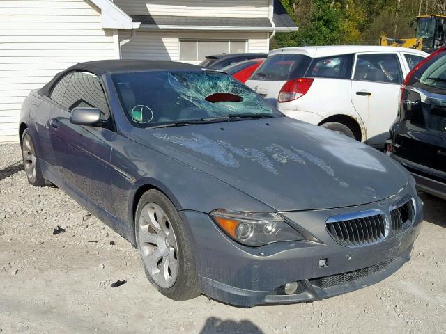 WBAEK73435B326973 - 2005 BMW 645 CI AUT GRAY photo 1