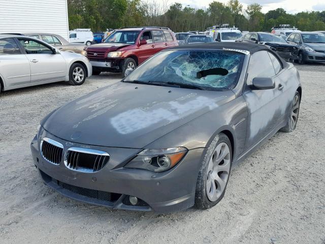 WBAEK73435B326973 - 2005 BMW 645 CI AUT GRAY photo 2