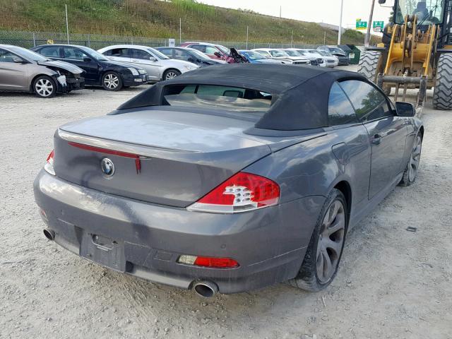 WBAEK73435B326973 - 2005 BMW 645 CI AUT GRAY photo 4