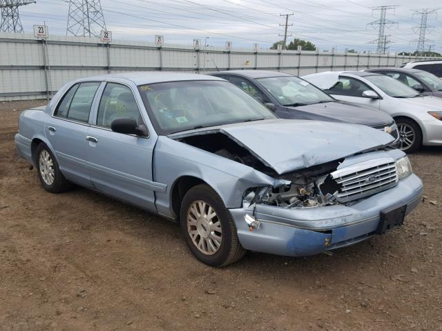 2FAFP74W64X130066 - 2004 FORD CROWN VICT BLUE photo 1