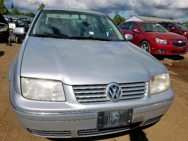 3VWSK69M25M066403 - 2005 VOLKSWAGEN JETTA GLS SILVER photo 9