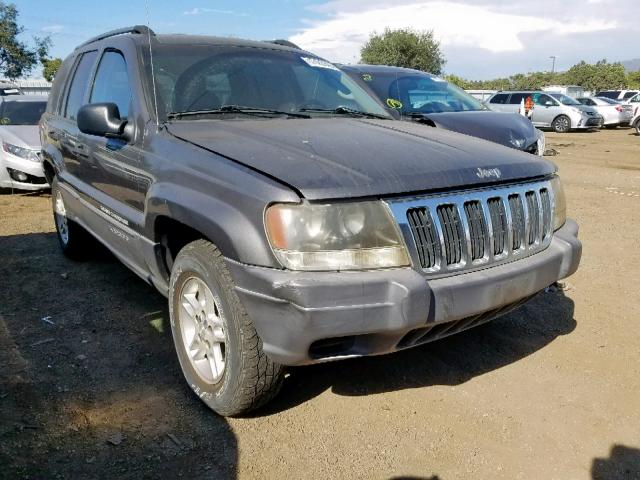 1J4GX48S03C523748 - 2003 JEEP GRAND CHER GRAY photo 1